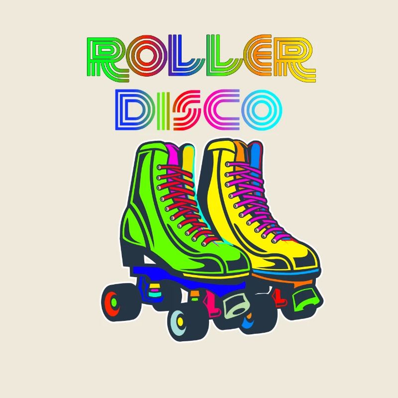 Roller Skates Roller Disco Retro 70s 80s 70s 80s