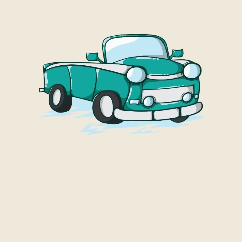 Auto Trabi als Comic
