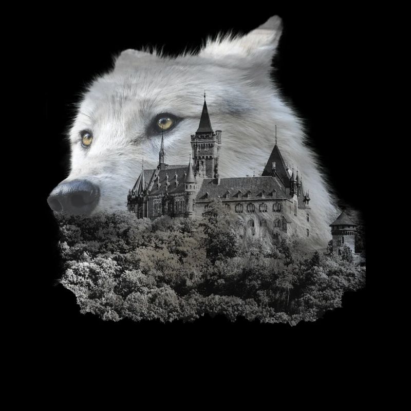 Wolf, Wolfskopf und der Harz