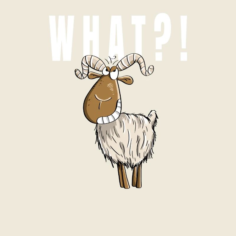 What ?! Drôle de chèvre