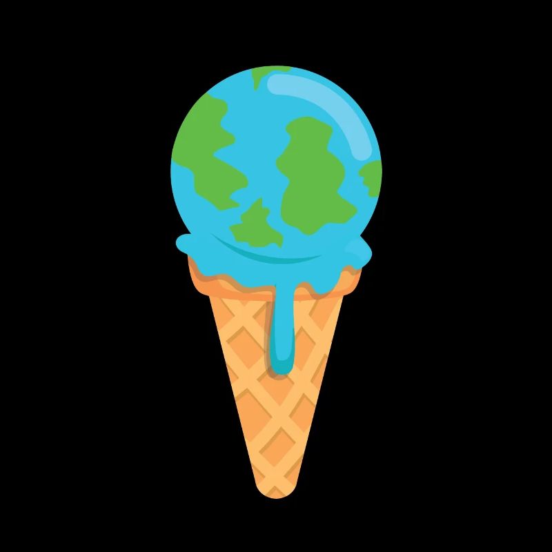 Eis Erde schmelzen