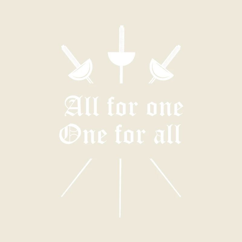 Tous pour un - Un pour tous - Escrime - Épée