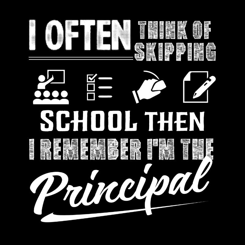 Schulleiter Ich bin der Schulleiter