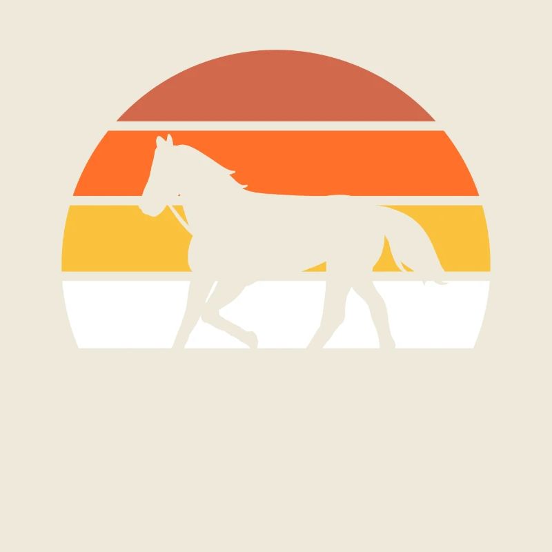 Pferd Retro