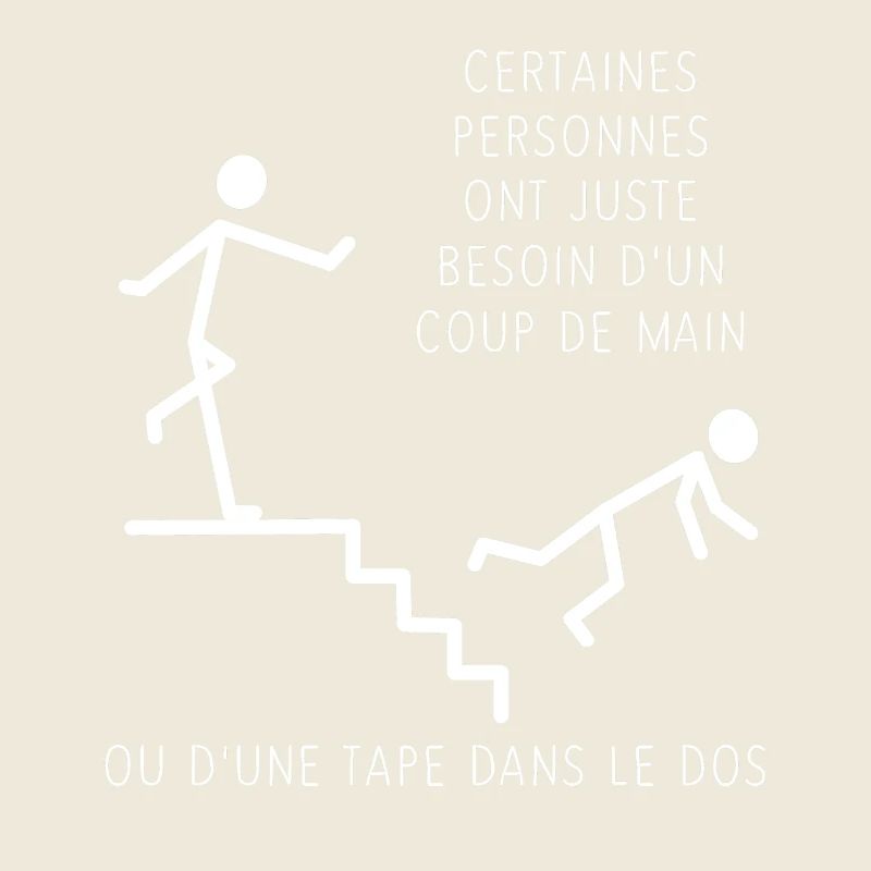 Coup de main ou tape dans le dos