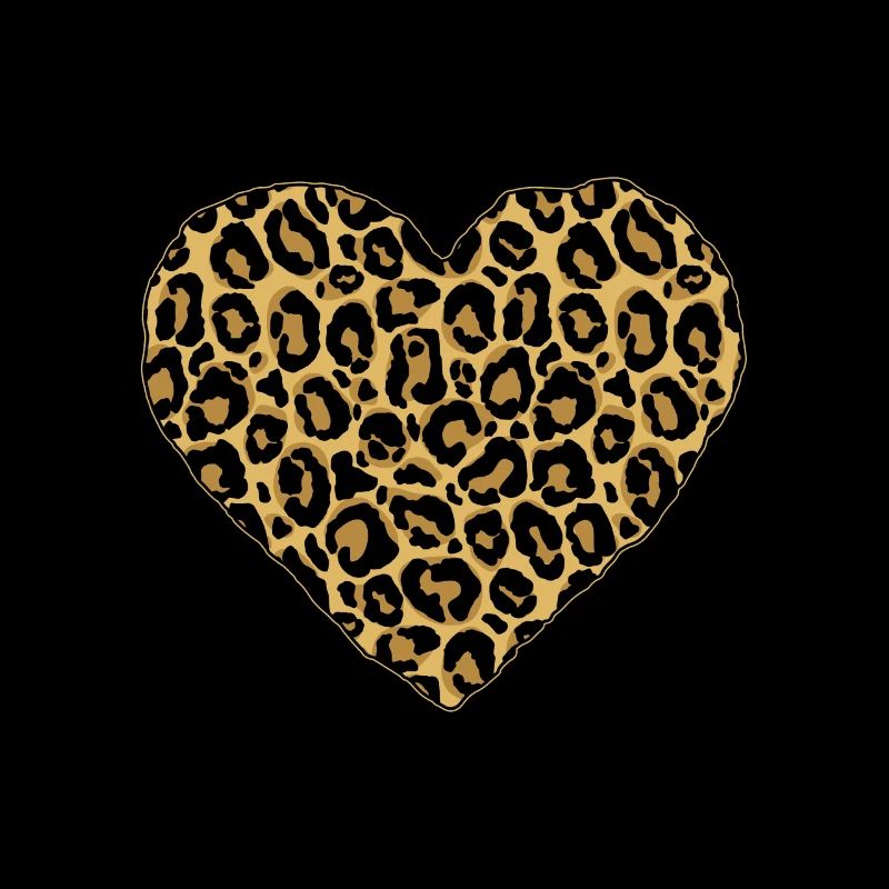 Heart leopard