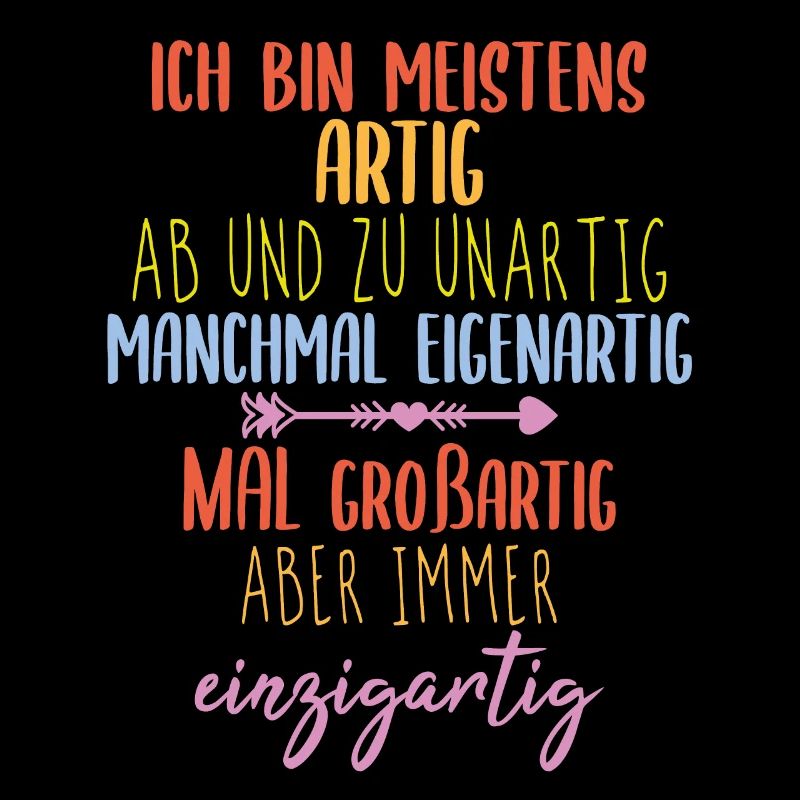 Einzigartig Spruch