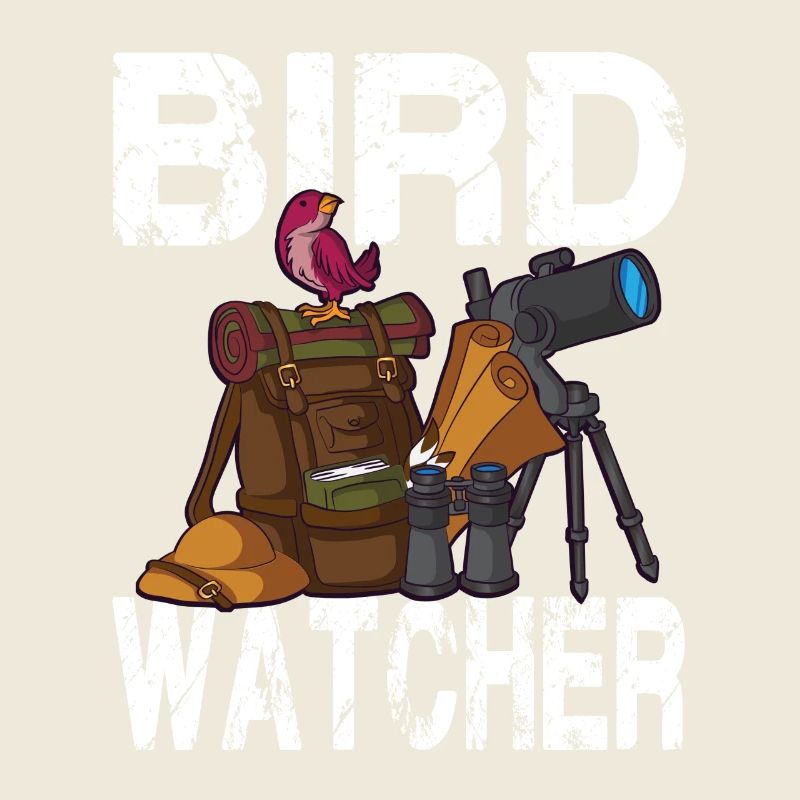 Bird Watcher für einen Ornithologe