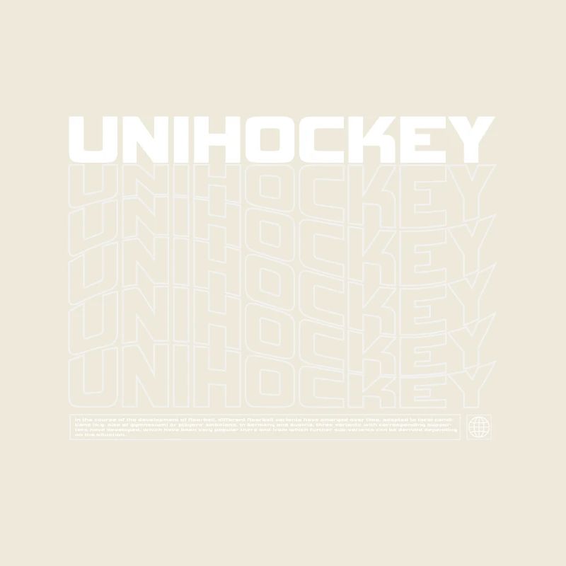 Floorball Typo Pattern