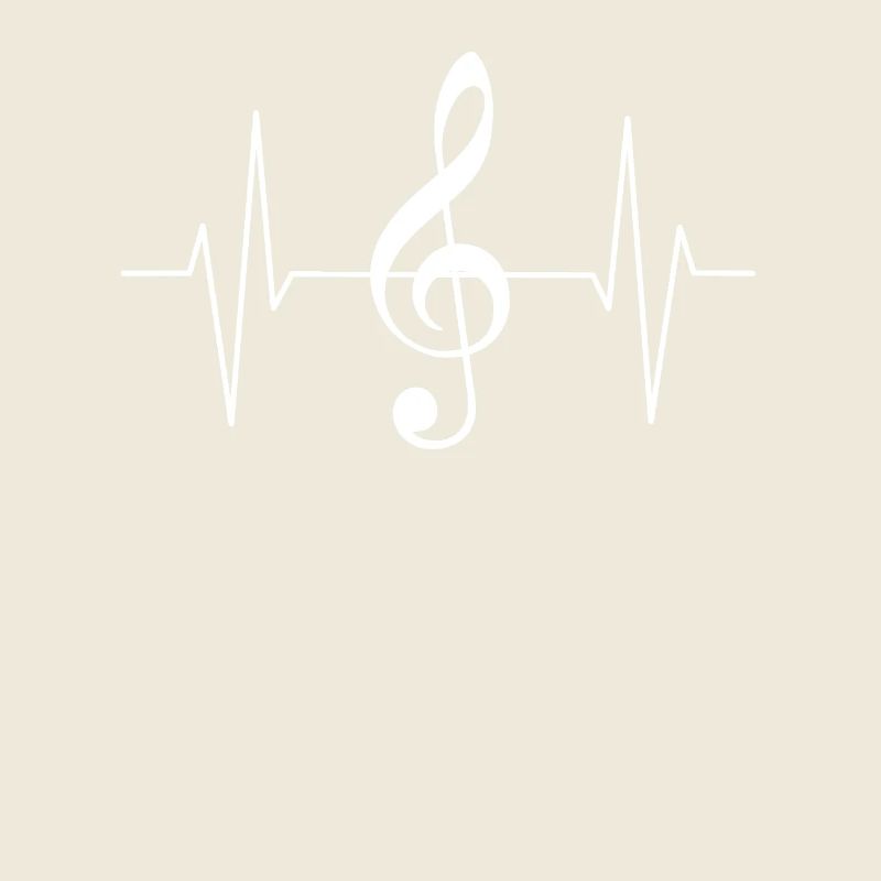 Heartbeat Music Clef