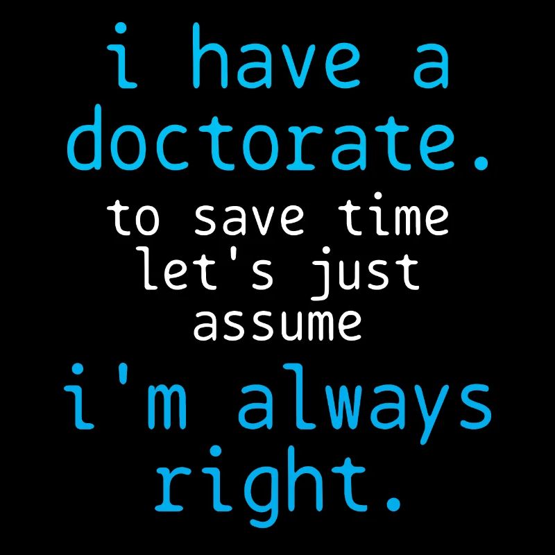 PhD Doctor