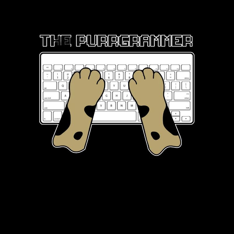 Siamese cat kitten programmer nerd gift