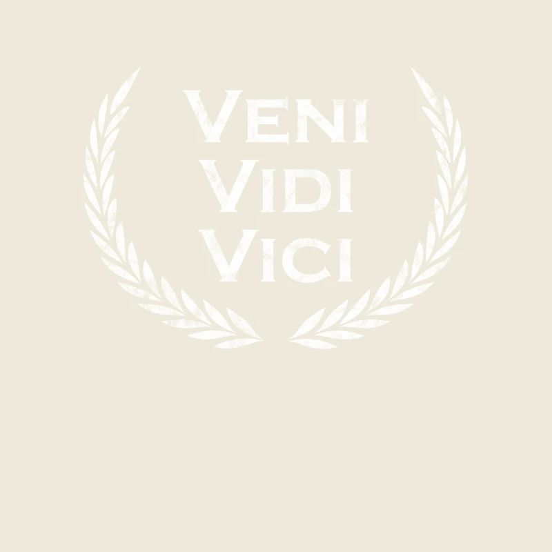 Veni Vidi Vici - Lateinischer Spruch - Latein