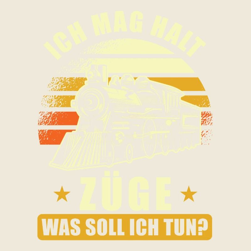 Zug Eisenbahner Geschenk Spruch lustig