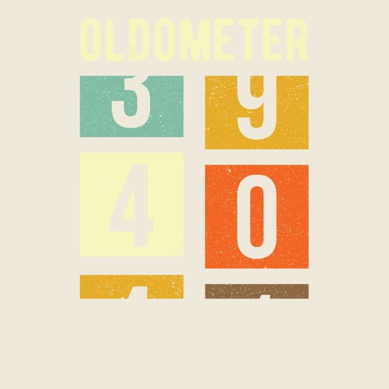 Oldomètre 40e anniversaire cadeau