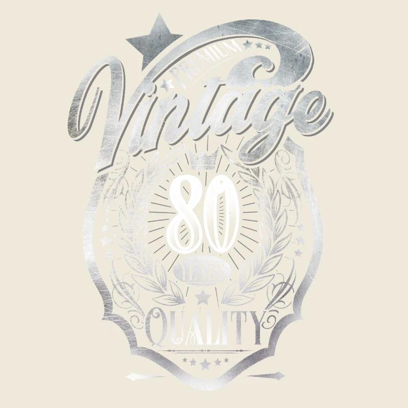 80e anniversaire Vintage