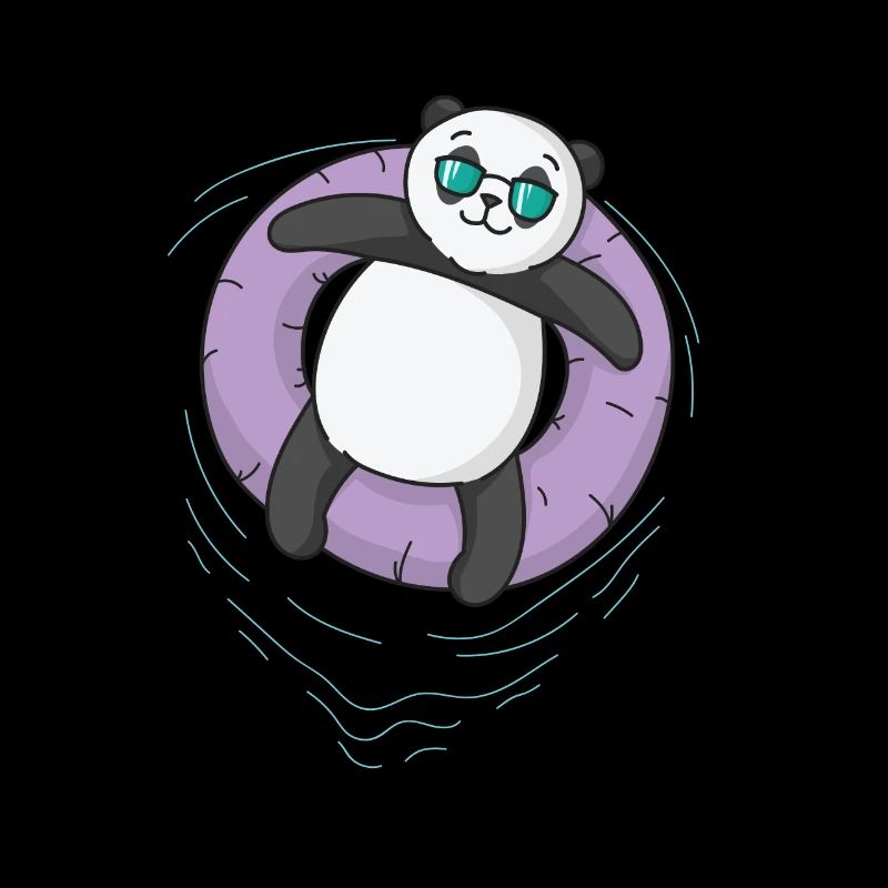 Panda en train de se détendre