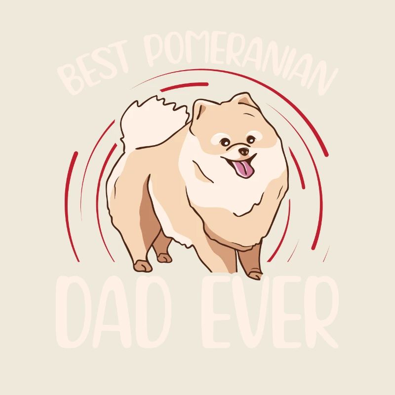 Zwergspitz Pomeranian Dad | Hundepapa Geschenk
