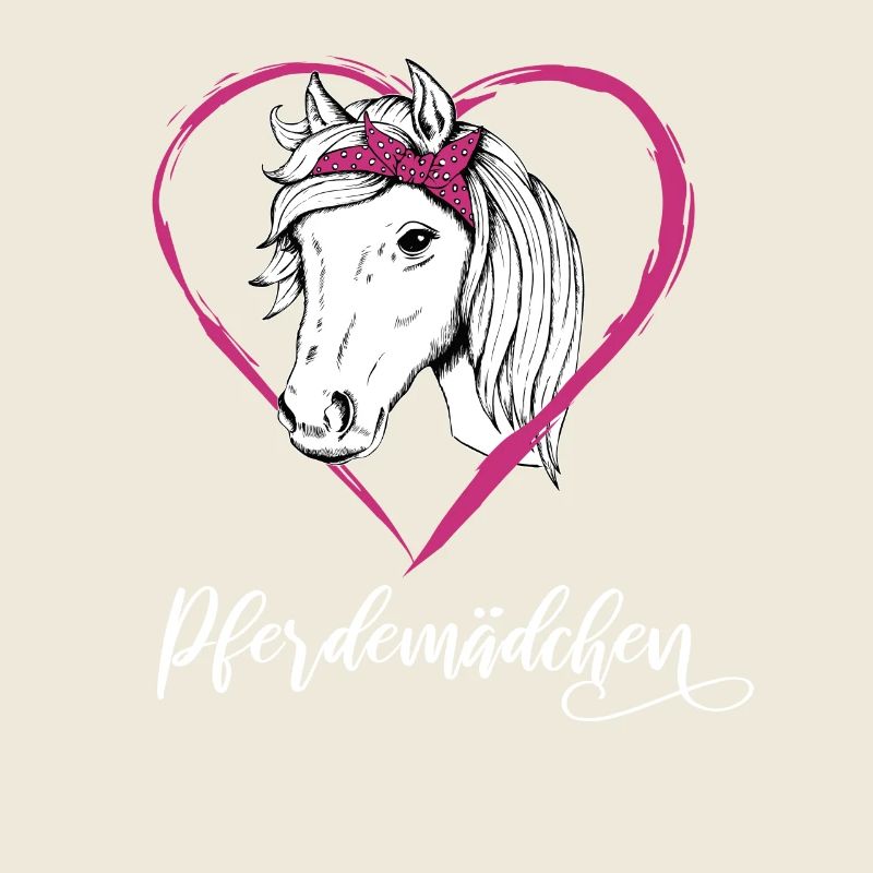 Pferdemädchen Pferde Herz Geschenkidee