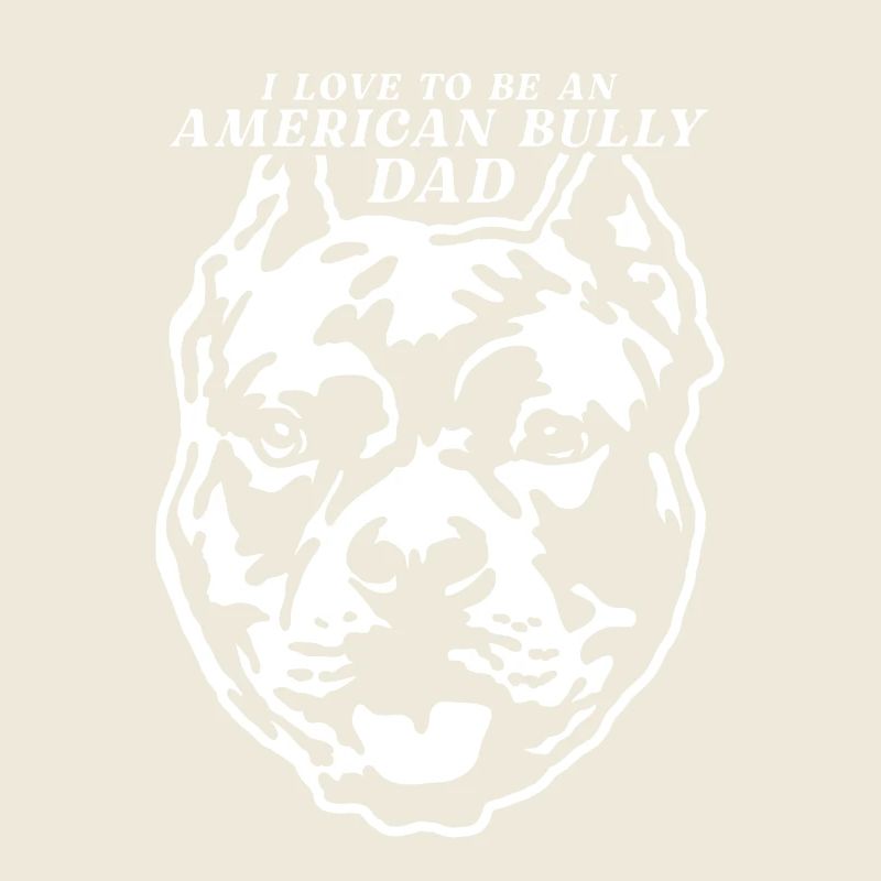 American Bully Dad Hunde Hundebesitzer Geschenk