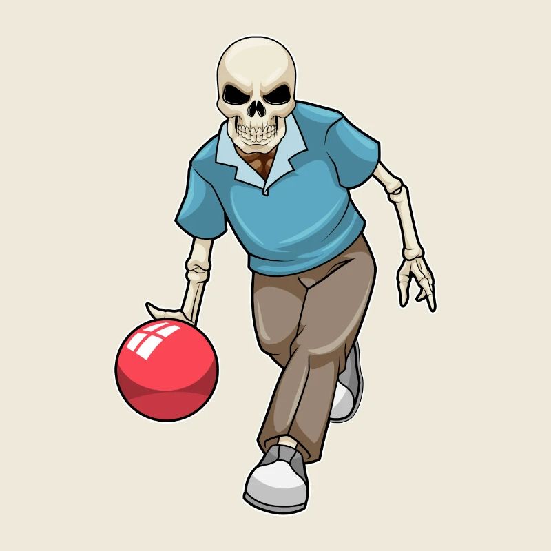Skelett Bowling Bowlingkugel