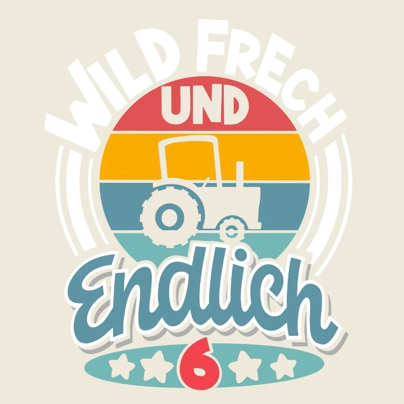 Traktor 6. Geburtstag Kinder