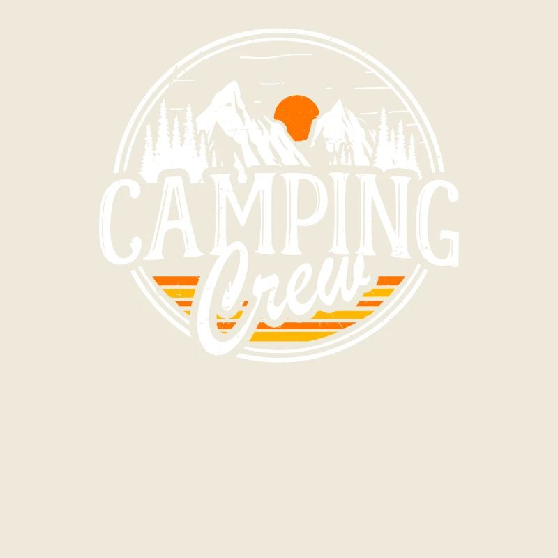 Camping Crew Tent Adventure Camp Nature Camper Team