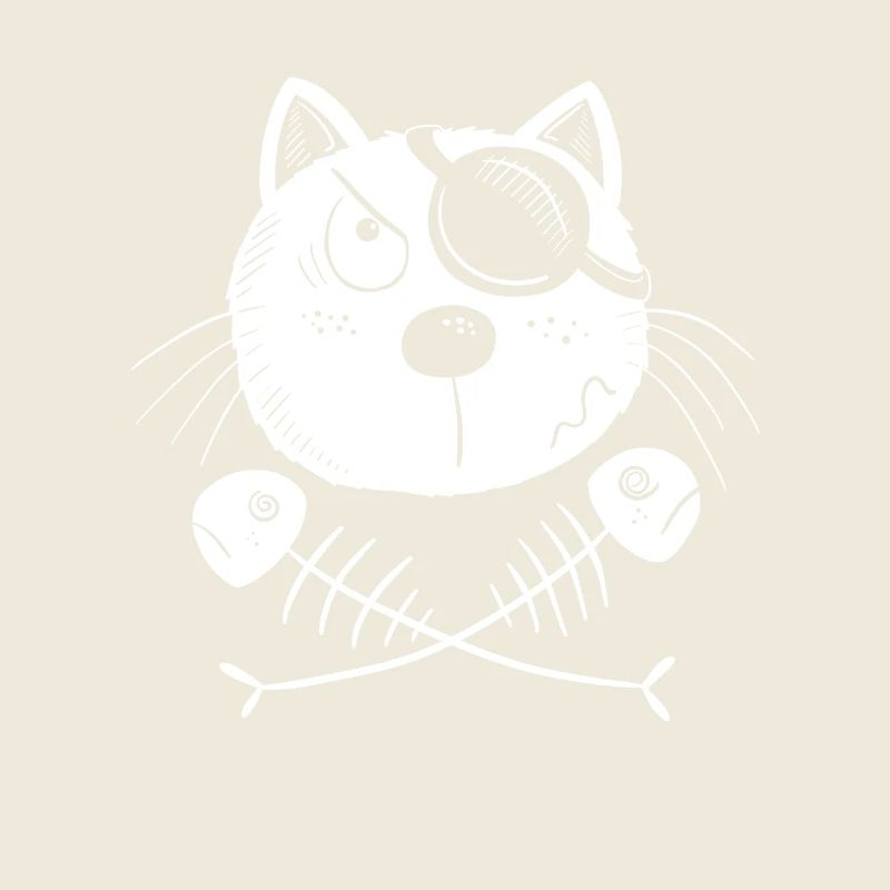 Funny Pirate Cat