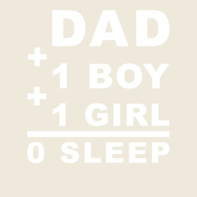 Papa ein Sohn eine Tochter kein Schlaf