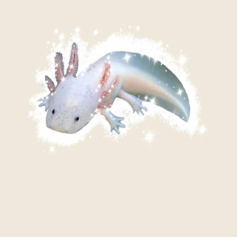 white axolotl