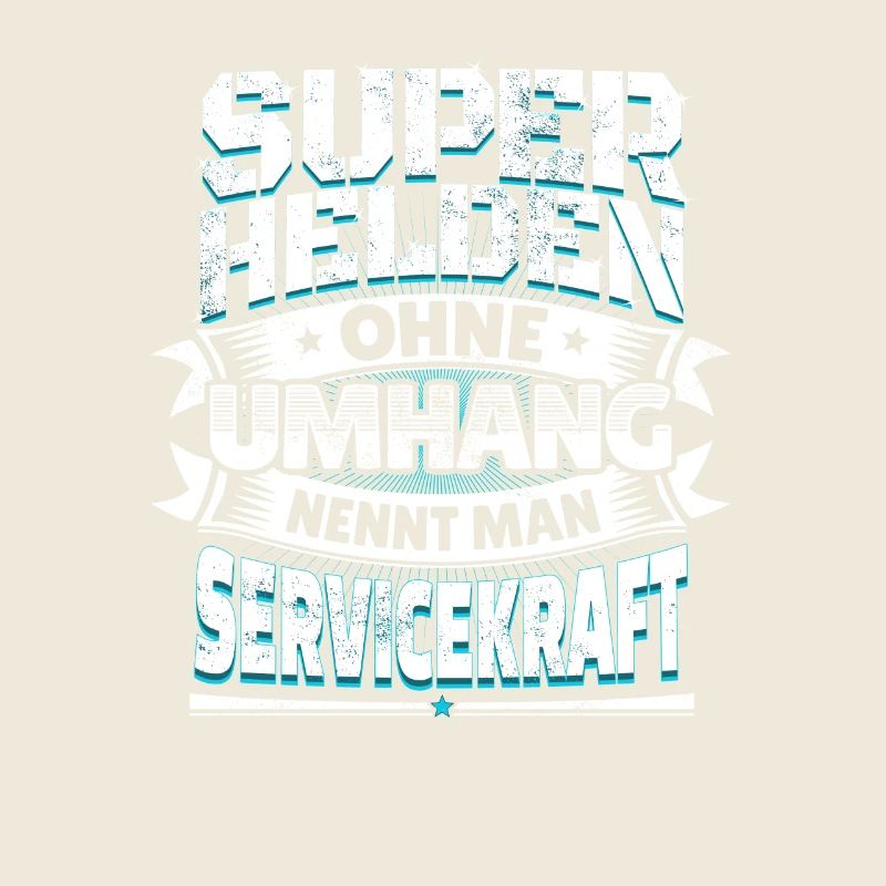 Superheld lustig Spruch Held Servicekraft Geschenk