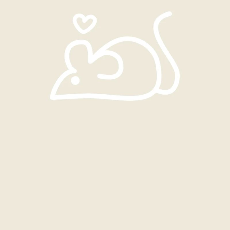 a mouse with a heart