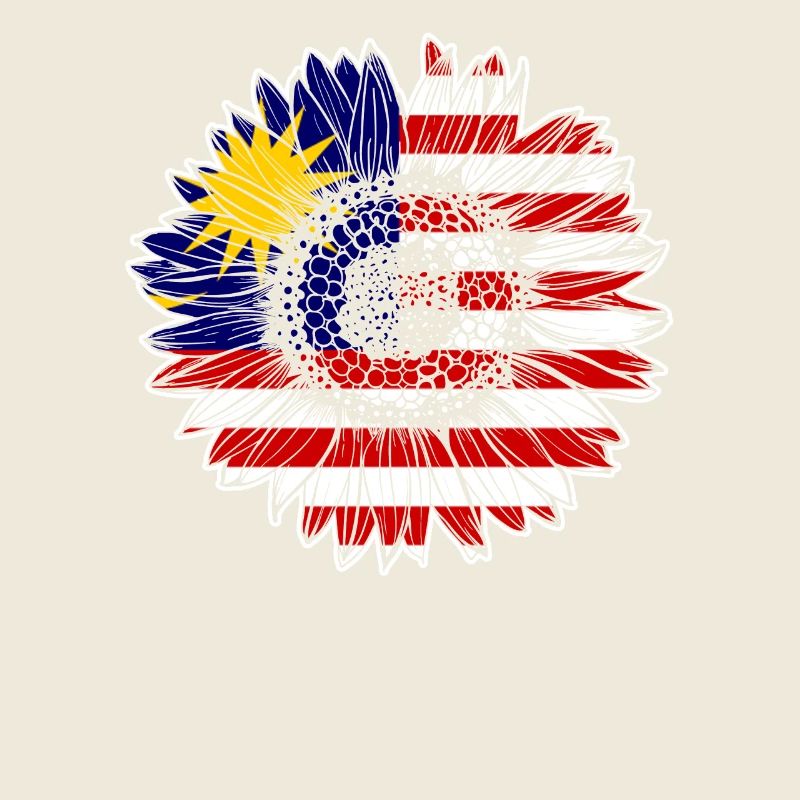 Drapeau de la Malaisie Tournesol