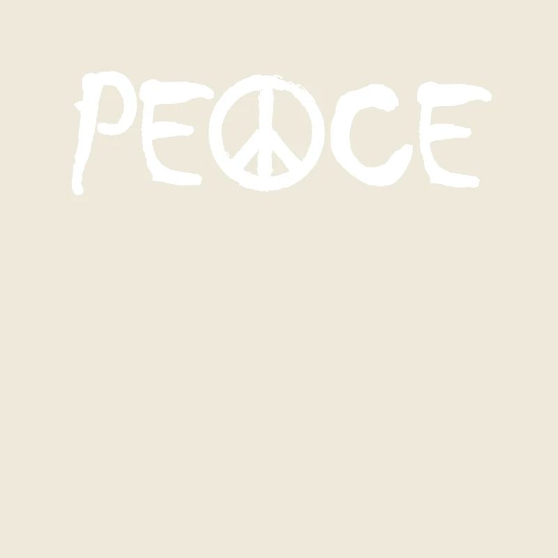 PEACE mit dem A als Friedenssymbol Peacezeichen