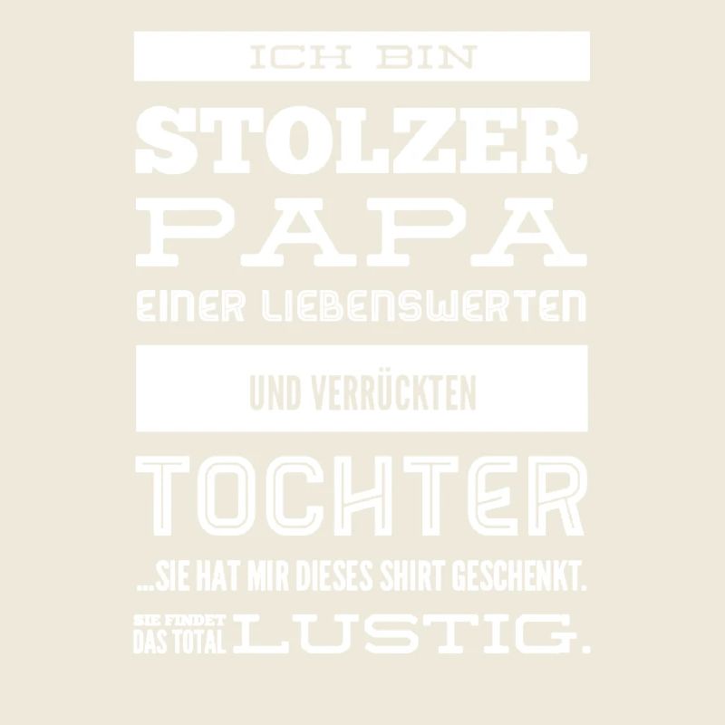 Stolzer Papa | Papa & Tochter Geschenkidee