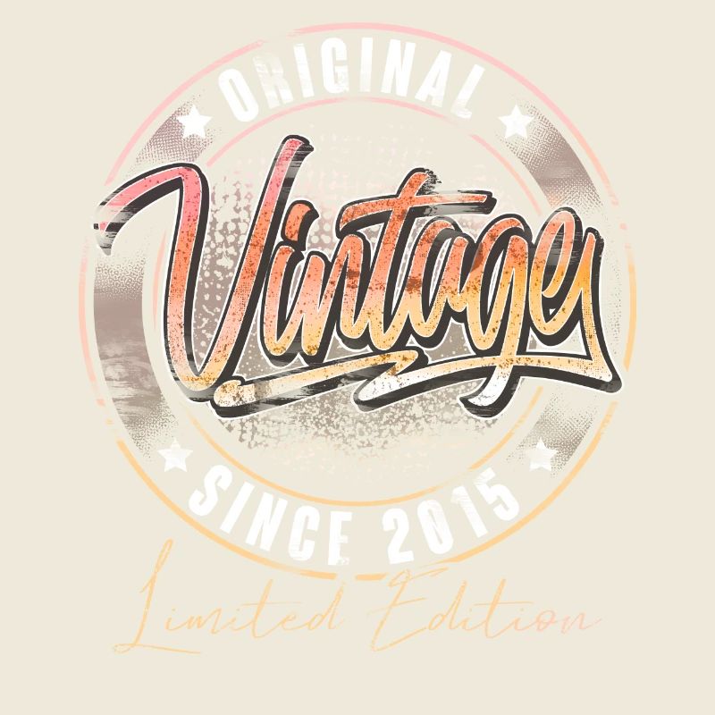 2015 Année de naissance Anniversaire Vintage