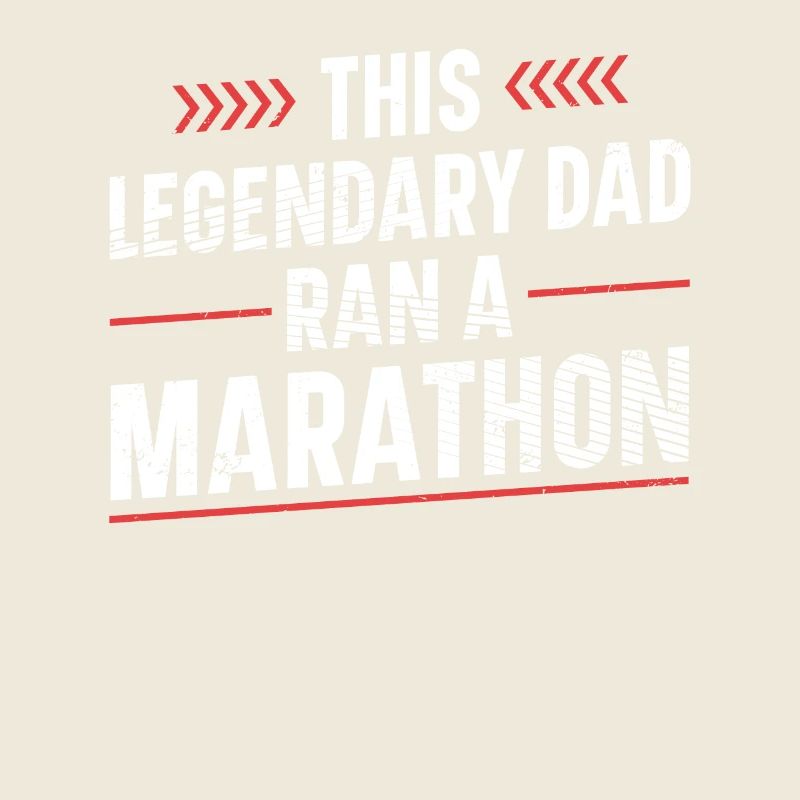The legendary father ran a marathon