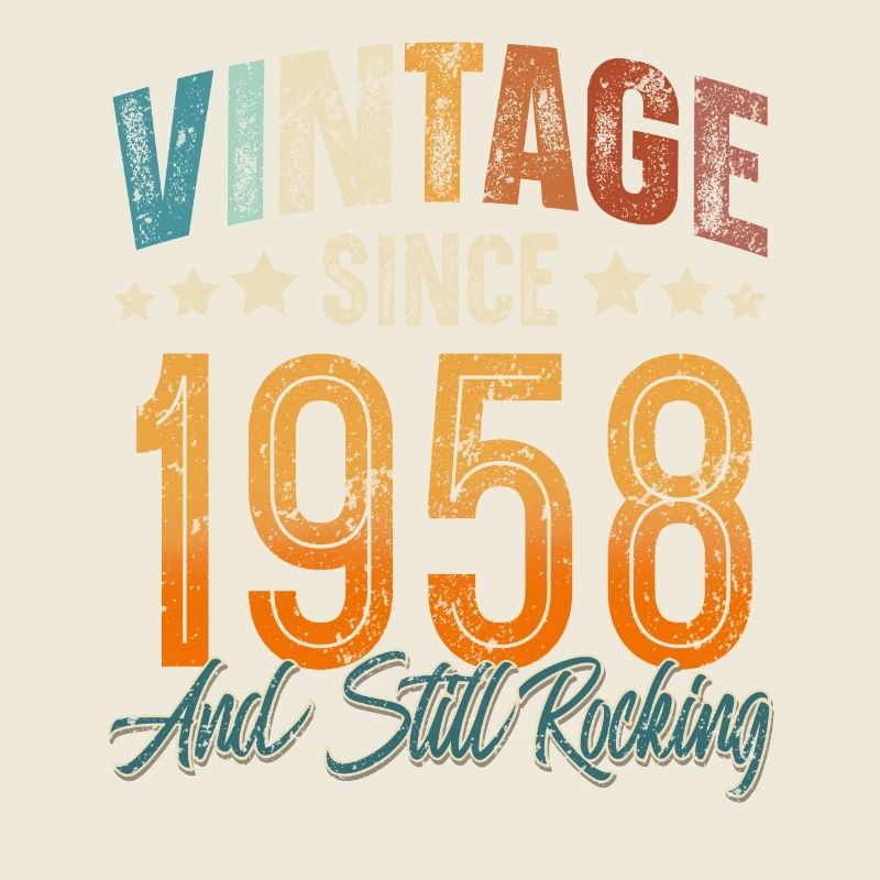 1958 Année de naissance Anniversaire Année de construction Millésime