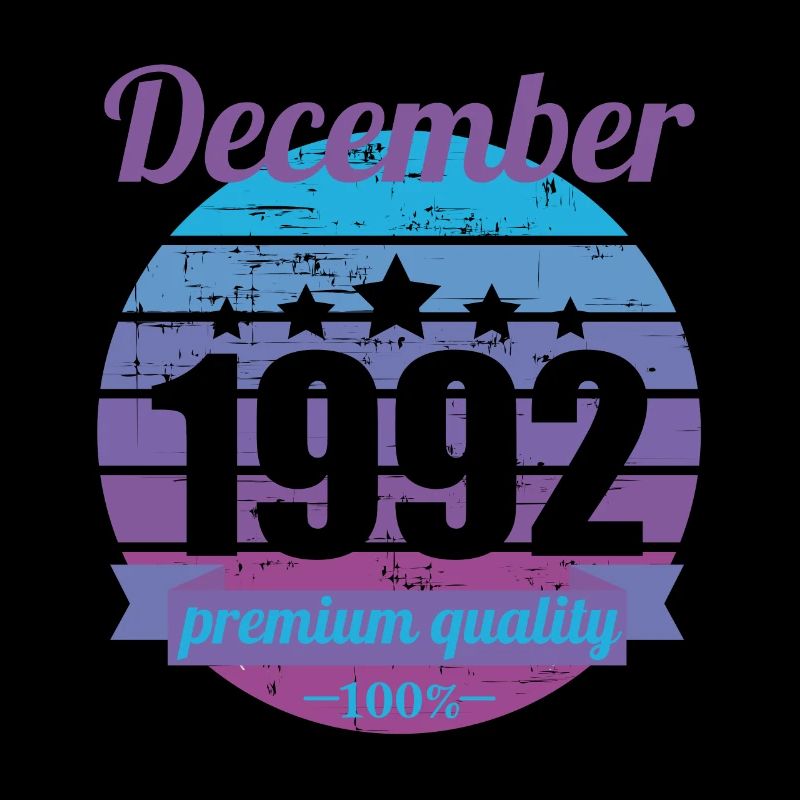 Né en décembre 1992 30 ans 30s 30e anniversaire