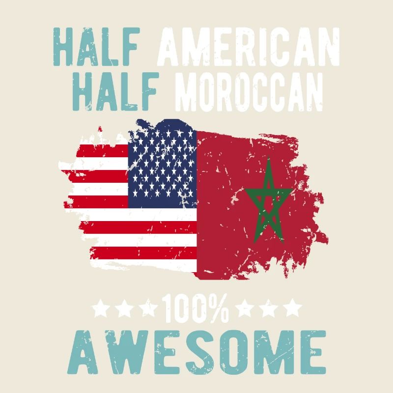 Moitié américain moitié marocain