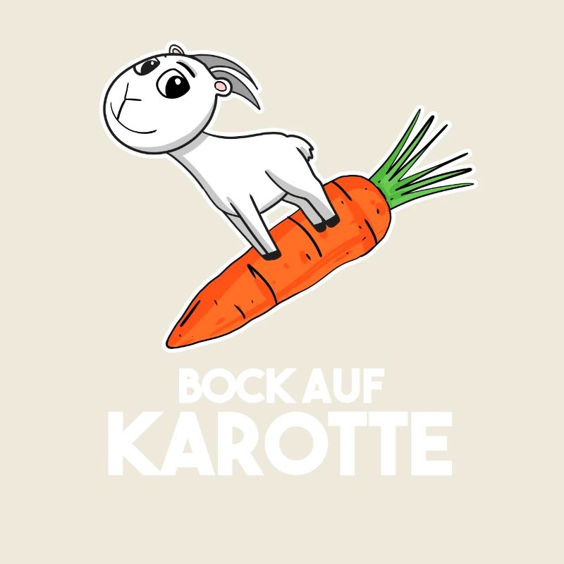 Karotte Ziege Ziegenbock