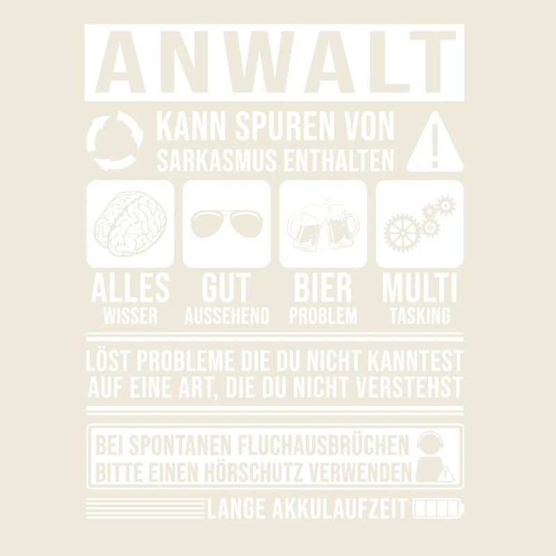 Anwalt Spruch lustig