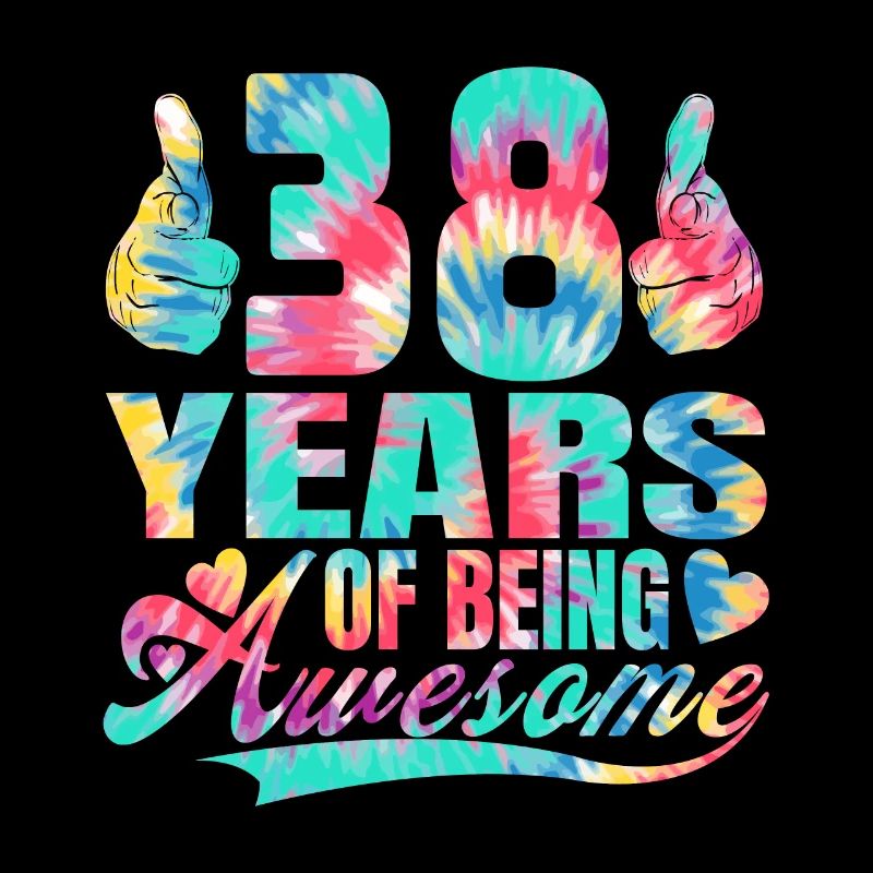 38e anniversaire ou anniversaire 38 ans d’existence