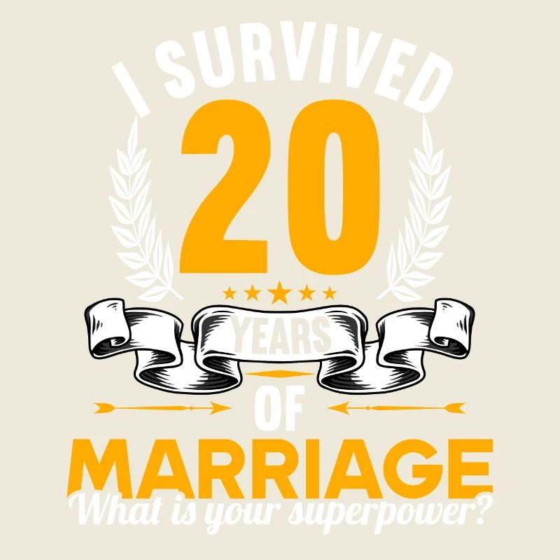 J’ai survécu à 20 ans de mariage 20e anniversaire de mariage
