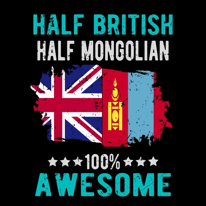 Moitié britannique moitié mongol