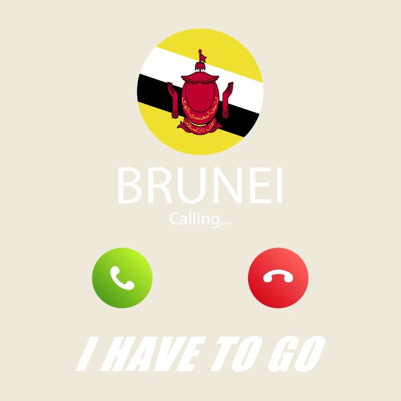 Brunei ruft an Lusiger Flaggen Spruch