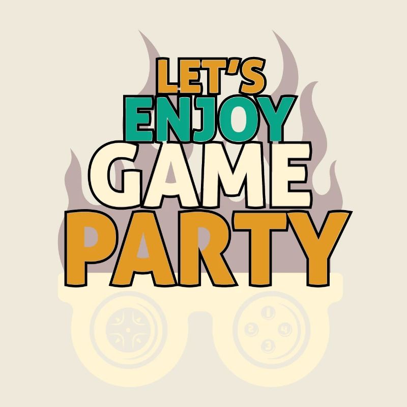 Entwerfen Sie Partyspiel und Spaß