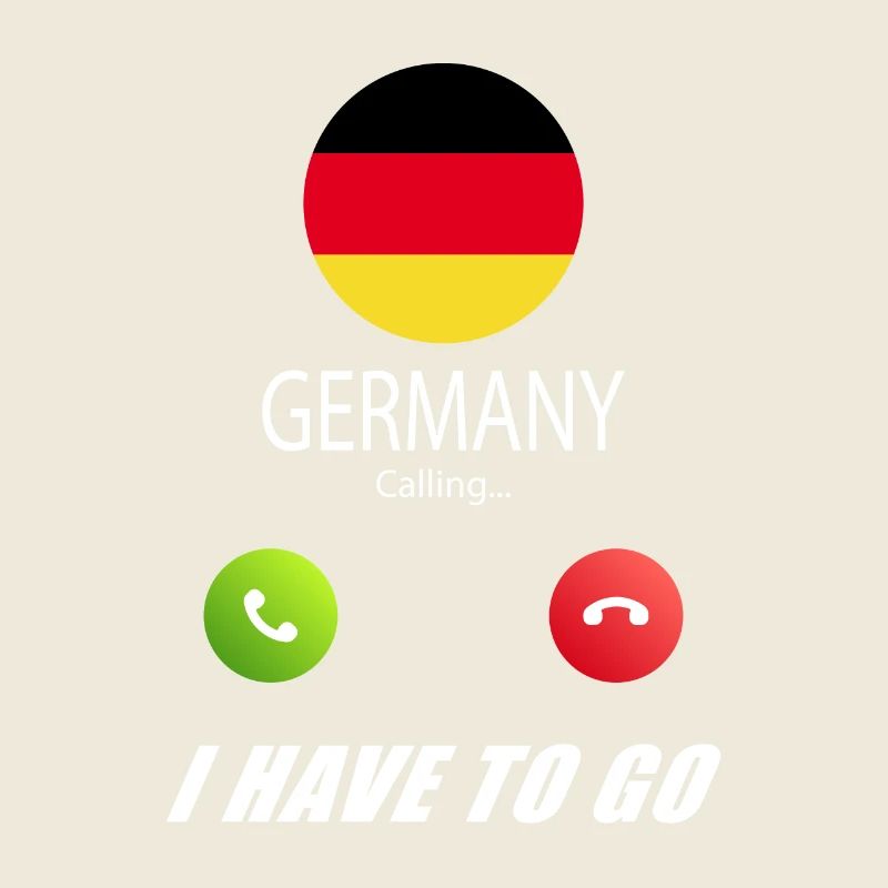 Germany calls to Lusiger flags saying