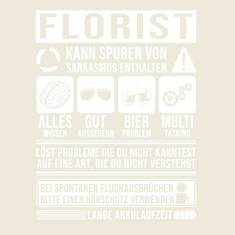 Florist Spruch lustig