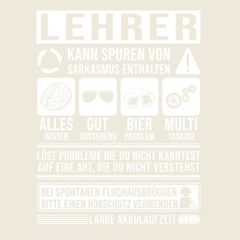 Lehrer Spruch lustig